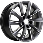 Khomen KHW 1604 6x16 5*100 ET38 DIA57.1 Gray-FP Литой