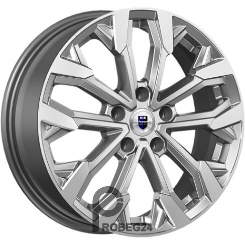K&K Морейн 6.5x17 5*108 ET43 DIA65.1 Дарк платинум Литой