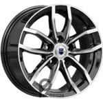 K&K Фрост 6.5x15 5*110 ET35 DIA65.1 Алмаз черный Литой