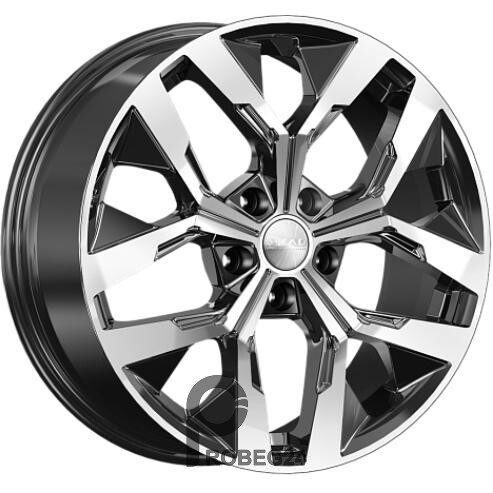 Скад Ламберт 7.5x18 5*108 ET47 DIA60.1 Алмаз графит Литой