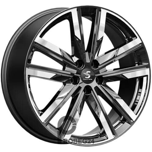 K&K КР014 8x20 5*112 ET27 DIA66.6 Алмаз черный Литой