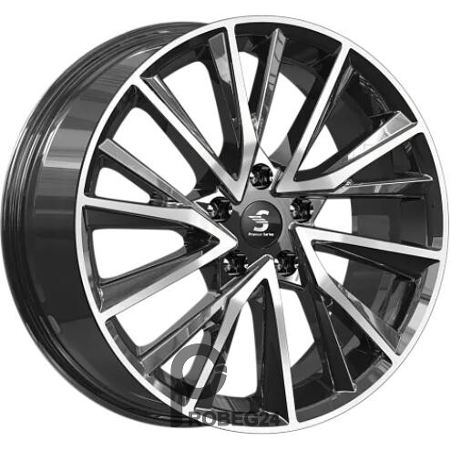 Скад КР010 7.5x18 5*108 ET47 DIA60.1 Алмаз черный Литой