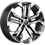 Скад КР015 7.5x19 5*108 ET46 DIA63.3 Алмаз черный Литой