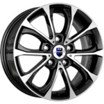 Диск K&K Urals 6,5 x 15 5*114,3 Et: 43 Dia: 66,1 алмаз черный