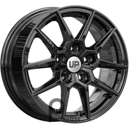 Wheels UP UP117 6.5x15 5*108 ET45 DIA63.3 New Black Литой