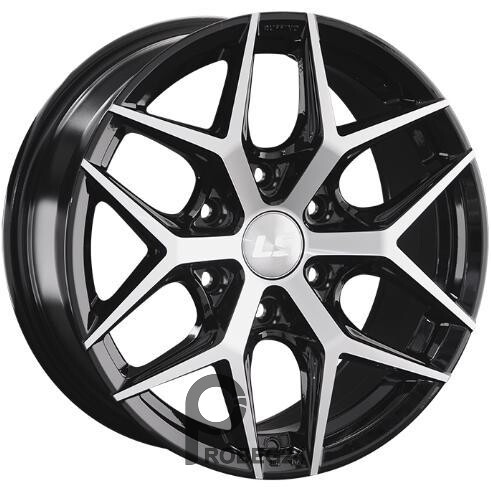 LS 1303 8x18 6*139.7 ET36 DIA100.1 BKF Литой