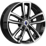 K&K Каланг 6.5x17 5*139.7 ET40 DIA98.1 Алмаз черный Литой