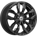 Wheels UP UP116 7x17 5*139.7 ET45 DIA98.1 New Black Литой