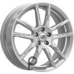 Wheels UP UP107 6.5x17 4*100 ET40 DIA67.1 Silver Classic Литой