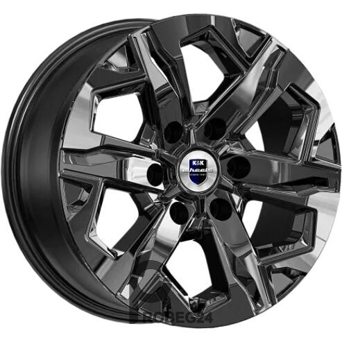 K&K Тейт 7.5x17 6*114.3 ET39 DIA67.1 Кварц Литой