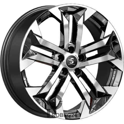 K&K КР015 7.5x19 5*108 ET38 DIA60.1 Алмаз черный Литой