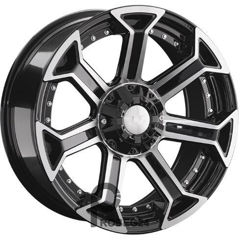 LS 1293 9x20 6*139.7 ET25 DIA100.1 BKF Литой