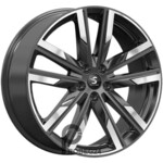 Скад КР014 8x20 5*108 ET36 DIA65.1 Diamond Black Gris Литой