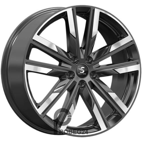 Скад КР014 8x20 5*108 ET36 DIA65.1 Diamond Black Gris Литой