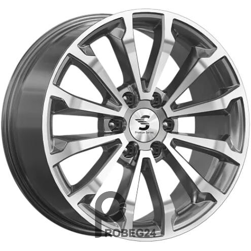 Скад КР006 8.5x20 6*139.7 ET25 DIA106.1 Алмаз графит Литой