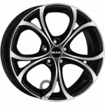 MAK Lario 9.5x19 5*112 ET20 DIA66.6 Black mirror Литой