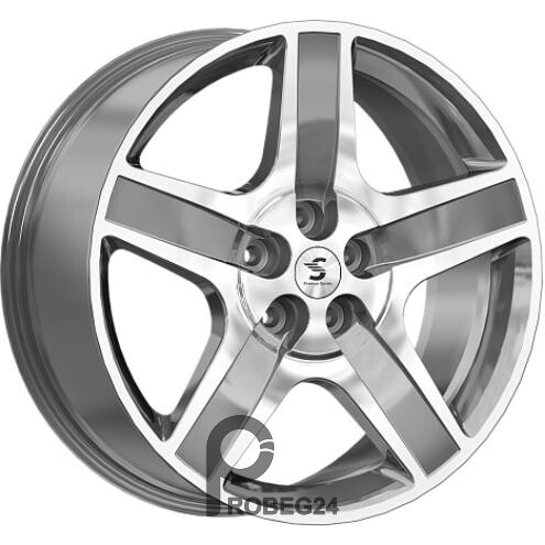 Скад KP008 8.5x20 5*114.3 ET47 DIA67.1 Diamond gloss graphite Литой