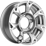 Khomen KHW 1505 5.5x15 5*139.7 ET5 DIA98.5 F-Silver-FP Литой