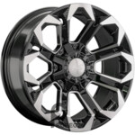 LS 1366 9x20 6*139.7 ET20 DIA106.1 BKF Литой