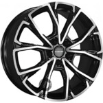 Khomen KHW 1907 7.5x19 5*120 ET41 DIA59.5 Black-FP Литой