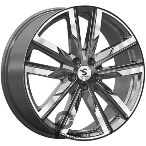 K&K КР014 8x20 5*108 ET45 DIA63.3 Diamond gloss graphite Литой