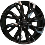 Khomen KHW 1809 7x18 5*110 ET50 DIA63.3 Black Литой