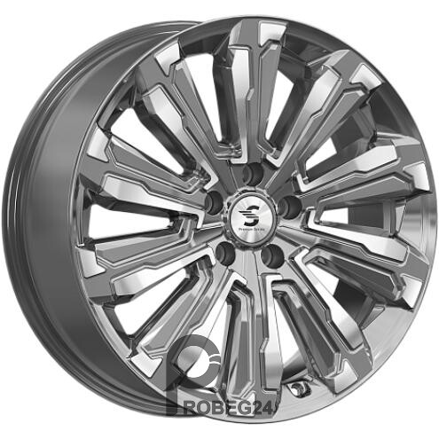 K&K Humber 8x20 5*112 ET34 DIA57.1 Diamond gloss graphite Литой