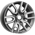 Khomen KHW 1723 8x17 6*139.7 ET46 DIA67.1 Gray-FP Литой