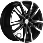 Khomen KHW 1905 7.5x19 5*112 ET43 DIA57.1 Black-FP Литой