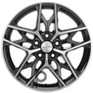 Khomen KHW 1709 7x17 5*114.3 ET44 DIA67.1 Black-FP Литой