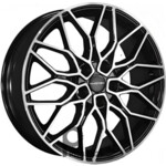 Khomen KHW 1813 7x18 5*100 ET28 DIA57.1 Black-FP Литой