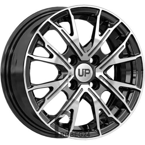 Wheels UP UP127 5.5x14 4*100 ET45 DIA56.6 New Diamond Литой
