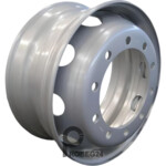 Steger STG4402 8.25x22.5 10*335 ET169 DIA281 Silver Штампованный