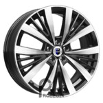 K&K Марвел 7.5x19 5*120 ET35 DIA72.6 Алмаз черный SK Литой