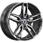 K&K Бартон 8x17 5*108 ET45 DIA63.3 Алмаз черный Литой