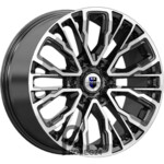 K&K Кортес 8.5x19 6*139.7 ET36 DIA100.1 Алмаз черный Литой