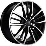 Khomen KHW 1812 7x18 5*112 ET43 DIA57.1 Black-FP Литой