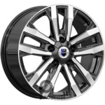 K&K Мичиган 8x18 5*130 ET53 DIA71.6 Алмаз черный Литой