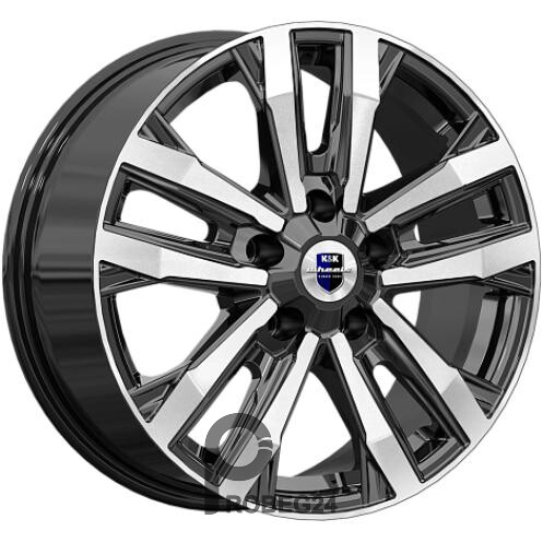 K&K Мичиган 8x18 5*130 ET53 DIA71.6 Алмаз черный Литой