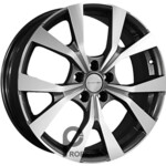 Khomen KHW 1906 7x19 5*114.3 ET45 DIA67.1 Gray-FP Литой