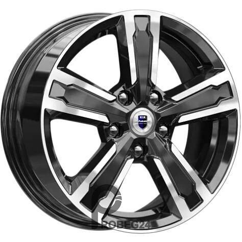 K&K Оклахома 6.5x16 5*100 ET45 DIA67.1 Алмаз черный Литой