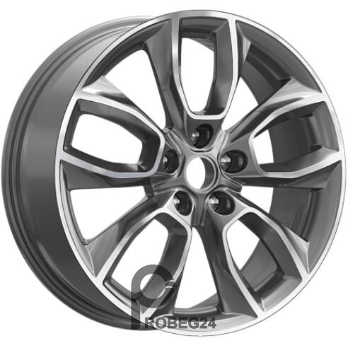 Скад КР001 7x18 5*114.3 ET40 DIA66.1 Diamond gloss graphite Литой