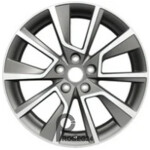 Khomen KHW 1802 7x18 5*112 ET43 DIA57.1 Gray-FP Литой