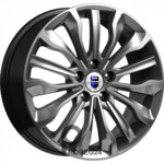 K&K Атакама 6.5x17 5*112 ET43 DIA66.6 Алмаз черный Литой