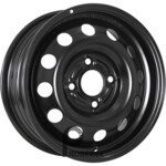 Евразиа Тапо 64E45M 6x15 4*114.3 ET45 DIA66.6 Black Штампованный