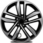 Khomen KHW 1612 6.5x16 5*100 ET45 DIA57.1 Black-FP Литой