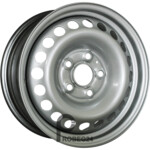 ТЗСК Largus Logan 5.5x14 4*100 ET43 DIA60.1 Silver Штампованный