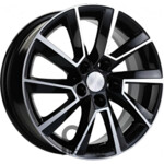 Khomen KHW 1604 6x16 5*100 ET40 DIA54.1 Black-FP Литой