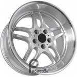 FF JT141 10x19 5*120 ET20 DIA74.1 Silver Machined Lip Литой