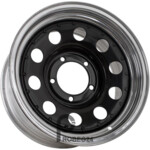 Grizzly SW04 7x15 5*114.3 ET0 DIA73.1 Black Inner + Chrome Outer Rim Литой